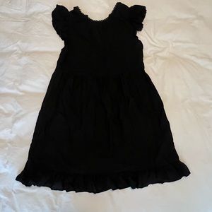 Black babydoll dress